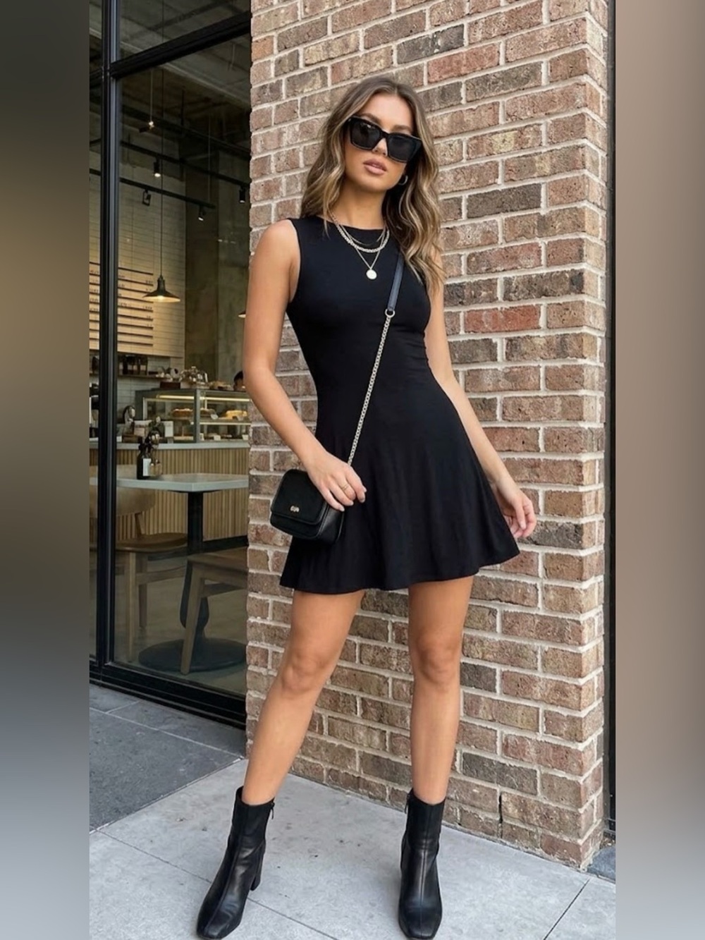 Princess Polly Petite Black Sleeveless Mini Dress